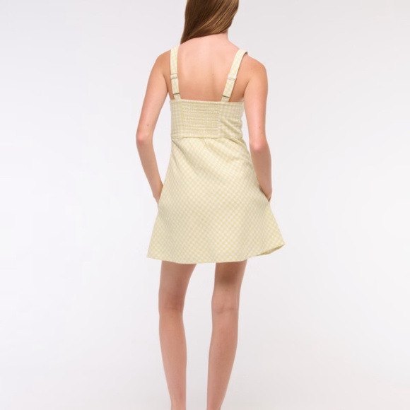 V-Neck Linen Mini Dress - Picture 9 of 9